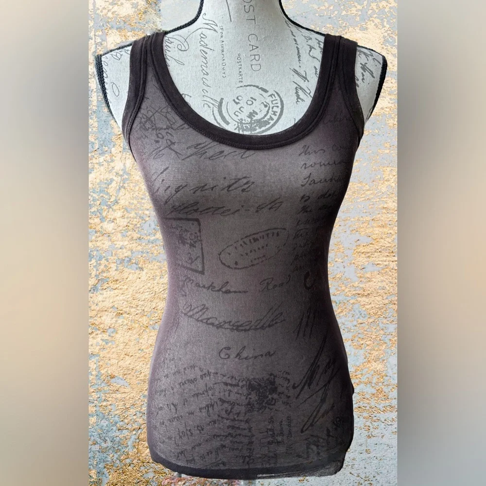 Vintage Jean-Paul Gautier Classique Sheer Tank Top
(M) Brown
Like New/Never Worn - Picture 1 of 10